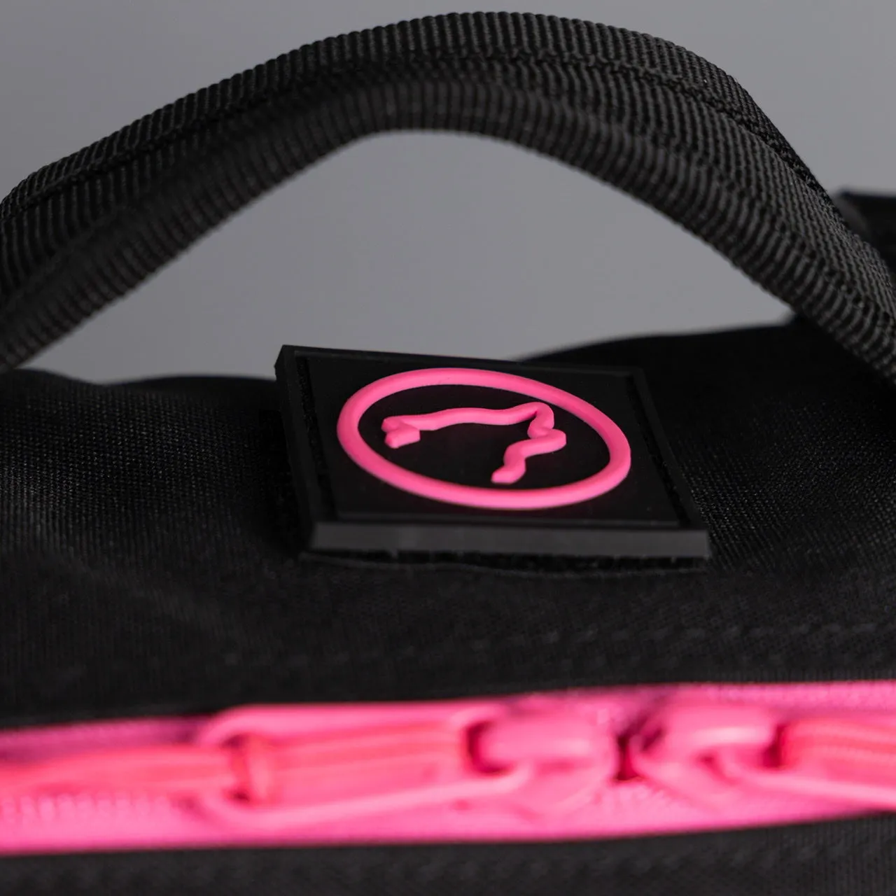 25L Backpack Black Neon Pink