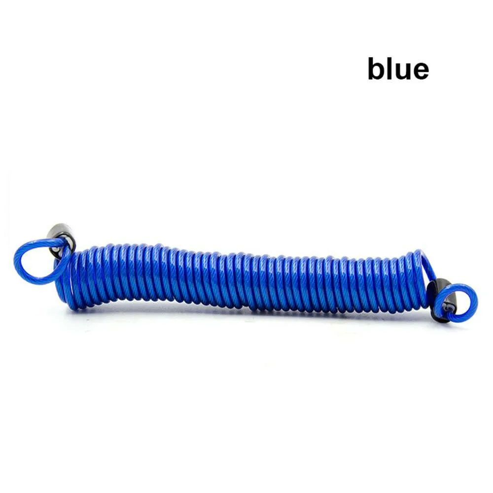 2.5m Safety Disc Brake Anti-theft Security Reminder Motorcycle Alarm Bold Spring Cable Helmet Wire Bicycle Lock Rope