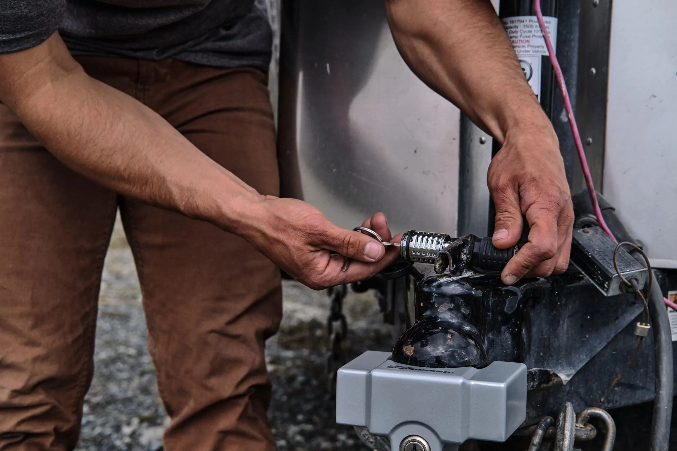 Airstream Anti-Theft Hitch and Trailer Lock Kit