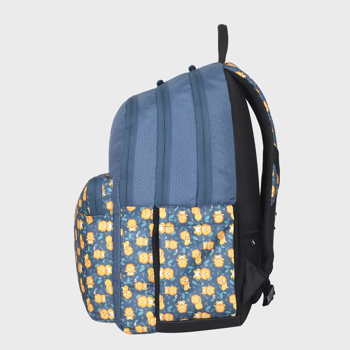 Arctic Fox School Backpack for Boys Lion Club Dark Denim