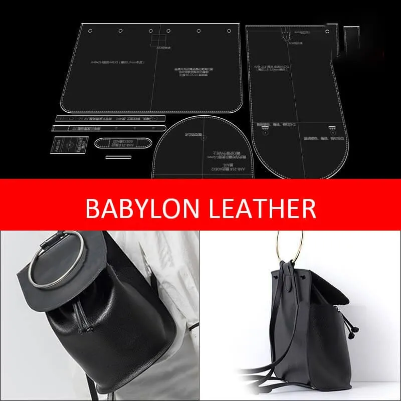 BABYLON™ Backpack Leather Gift Making Pattern AAB-216