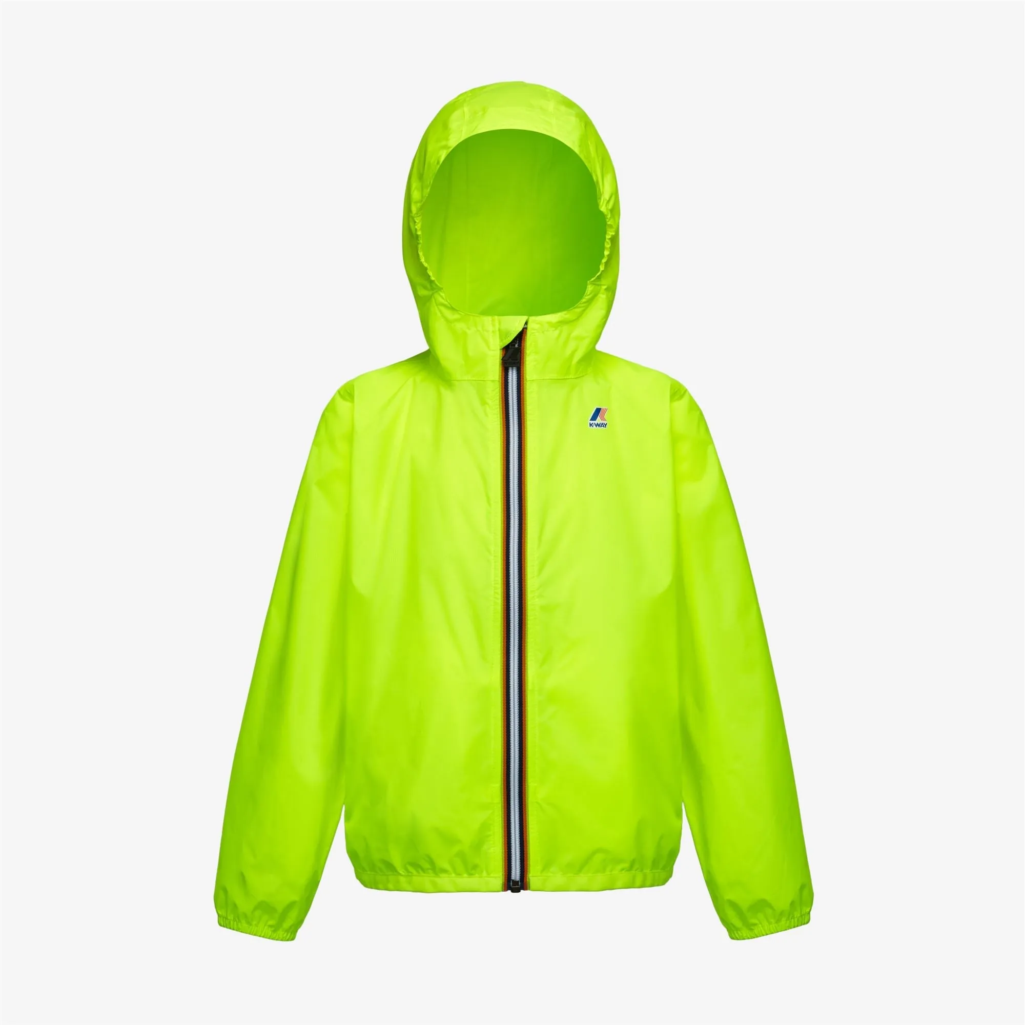 Claude - Kids Packable Full Zip Waterproof Rain Jacket in Yellow Soleil