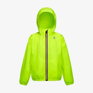 Claude - Kids Packable Full Zip Waterproof Rain Jacket in Yellow Soleil