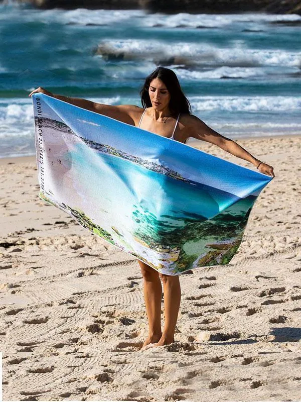 Destination Towels - Bondi Blues Sand Free Beach Towel