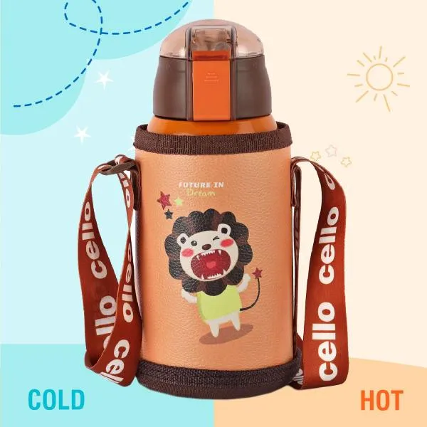 Kido Hot & Cold Stainless Steel Kids Water Bottle, 500ml