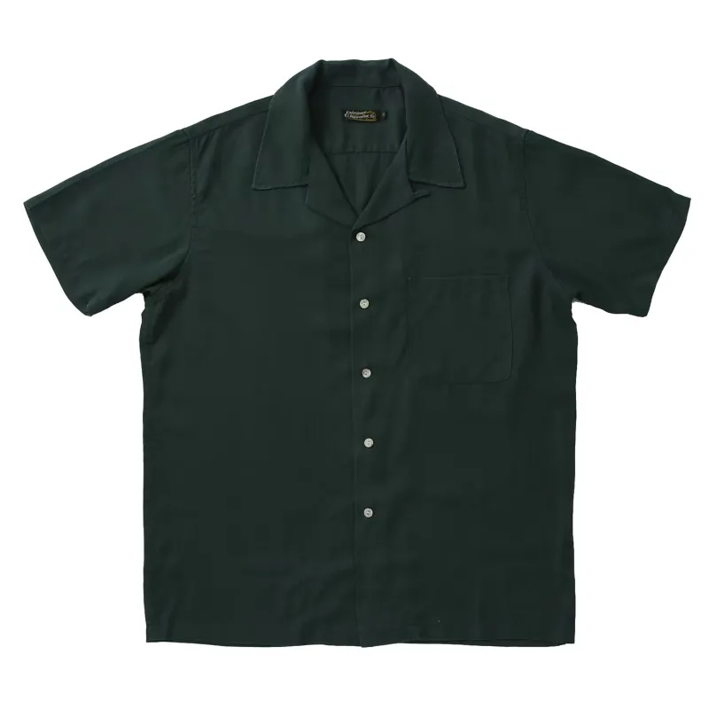 Men's Tencel Camp Collar Shirt Short Sleeves