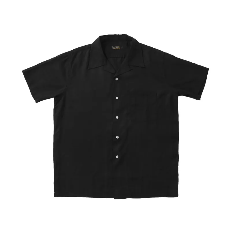 Men's Tencel Camp Collar Shirt Short Sleeves