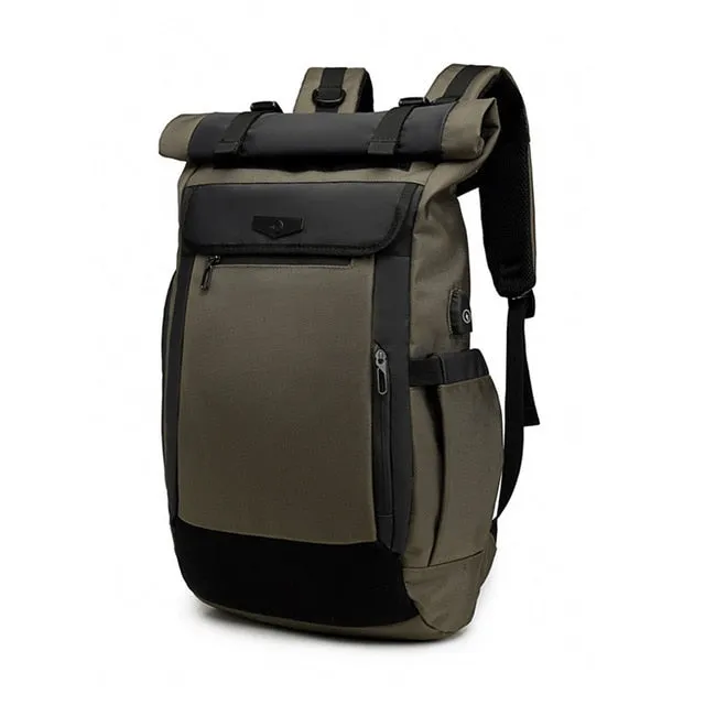 Men's Water Repellent Oxford Backpack