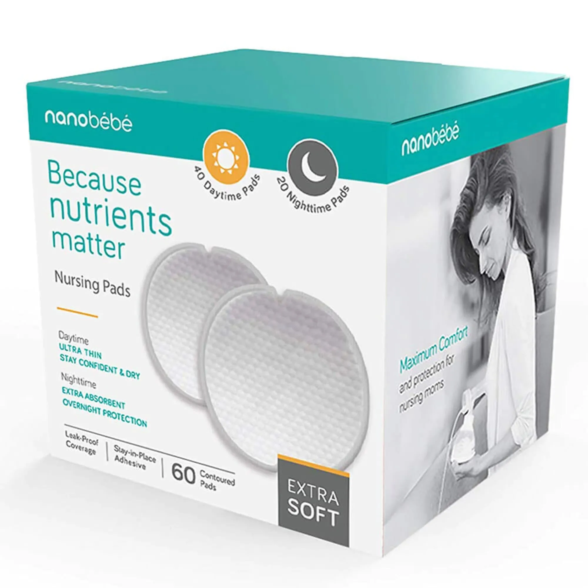 Nanobebe Day and Night Nursing Pads