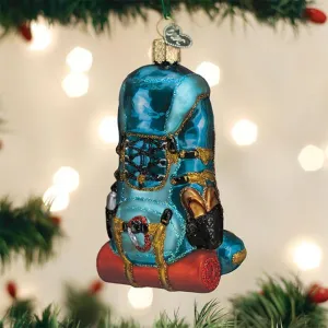 Old World Christmas Hiking Backpack Ornament