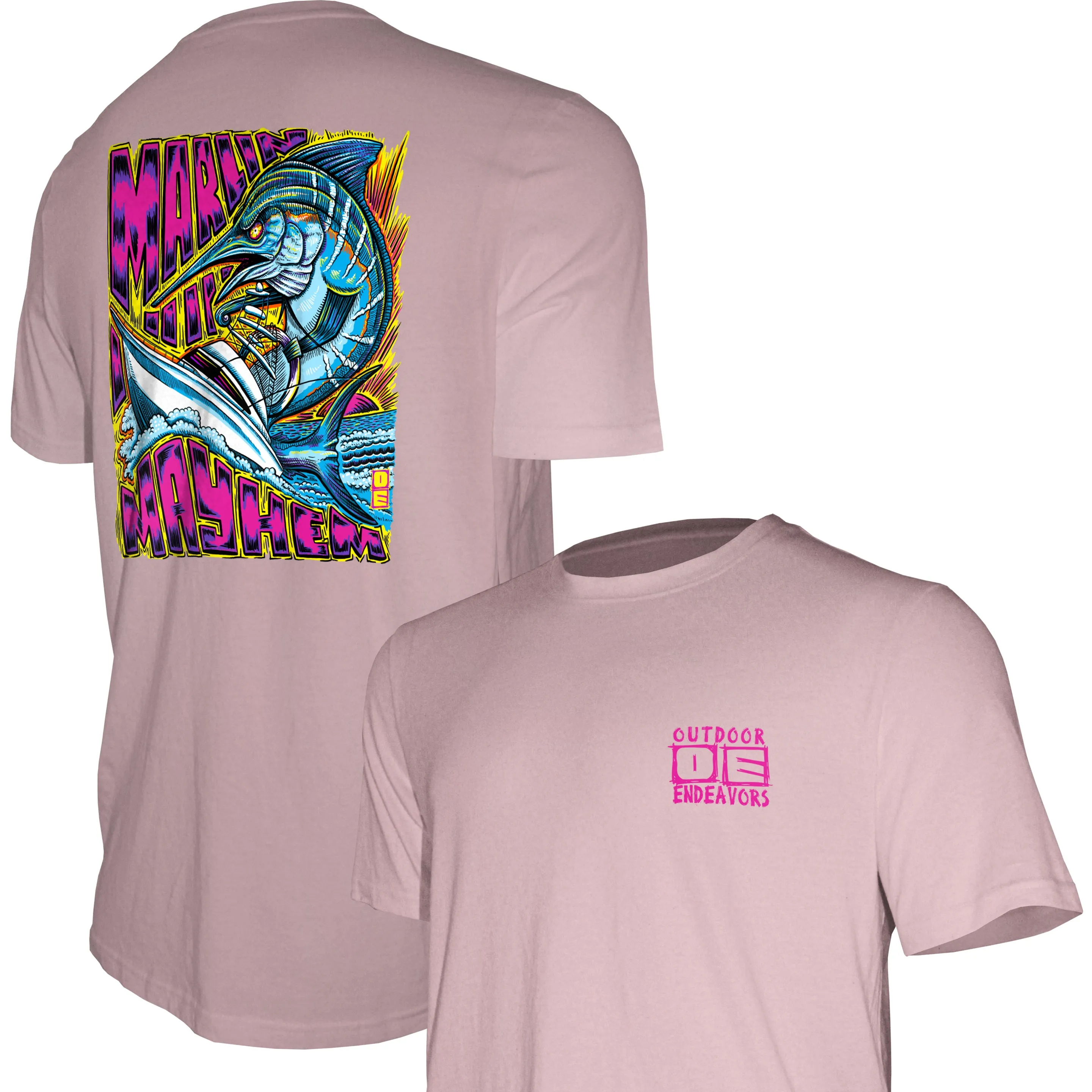 Outdoor Endeavors Attitude-Graphic Tee - Marlin Mayhem