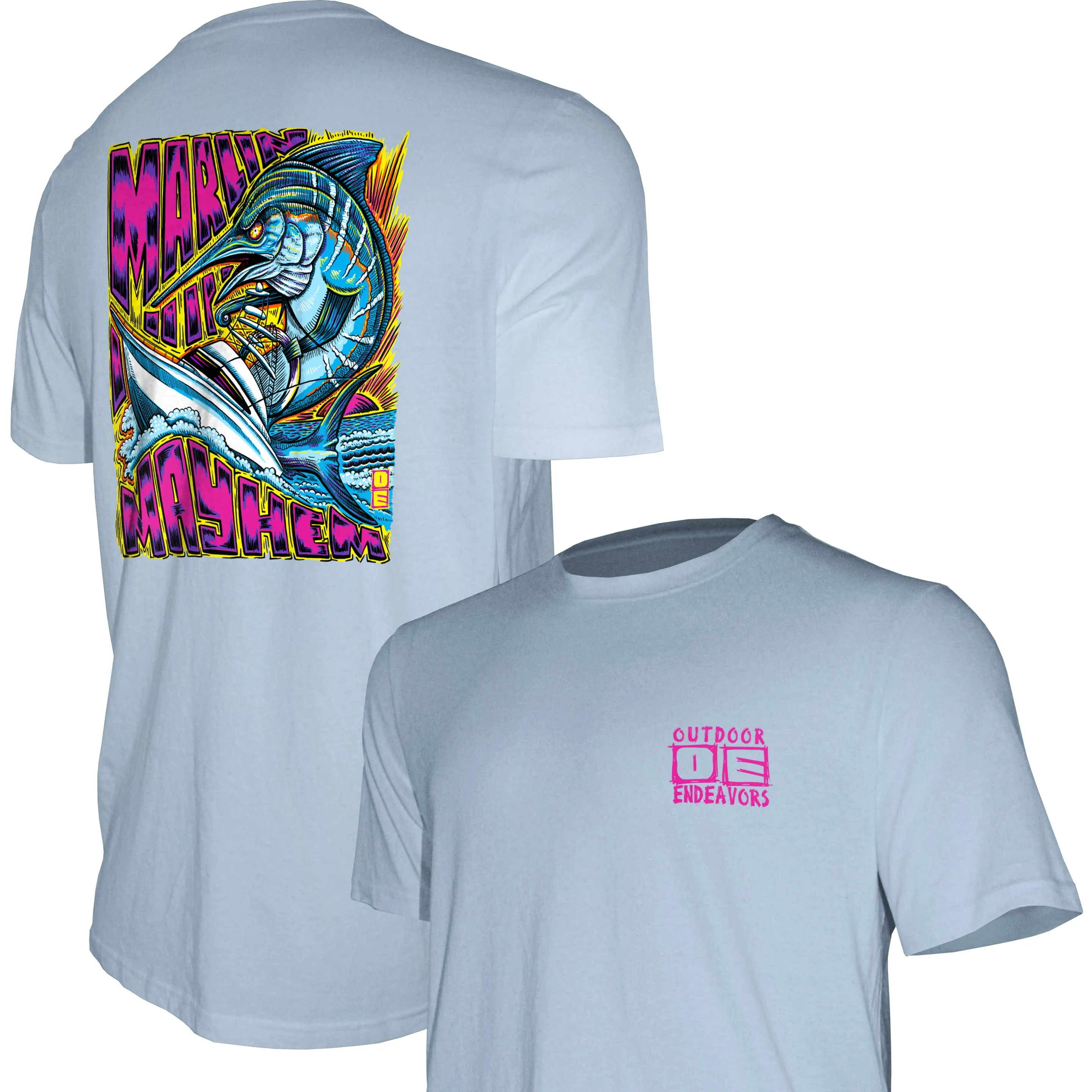 Outdoor Endeavors Attitude-Graphic Tee - Marlin Mayhem