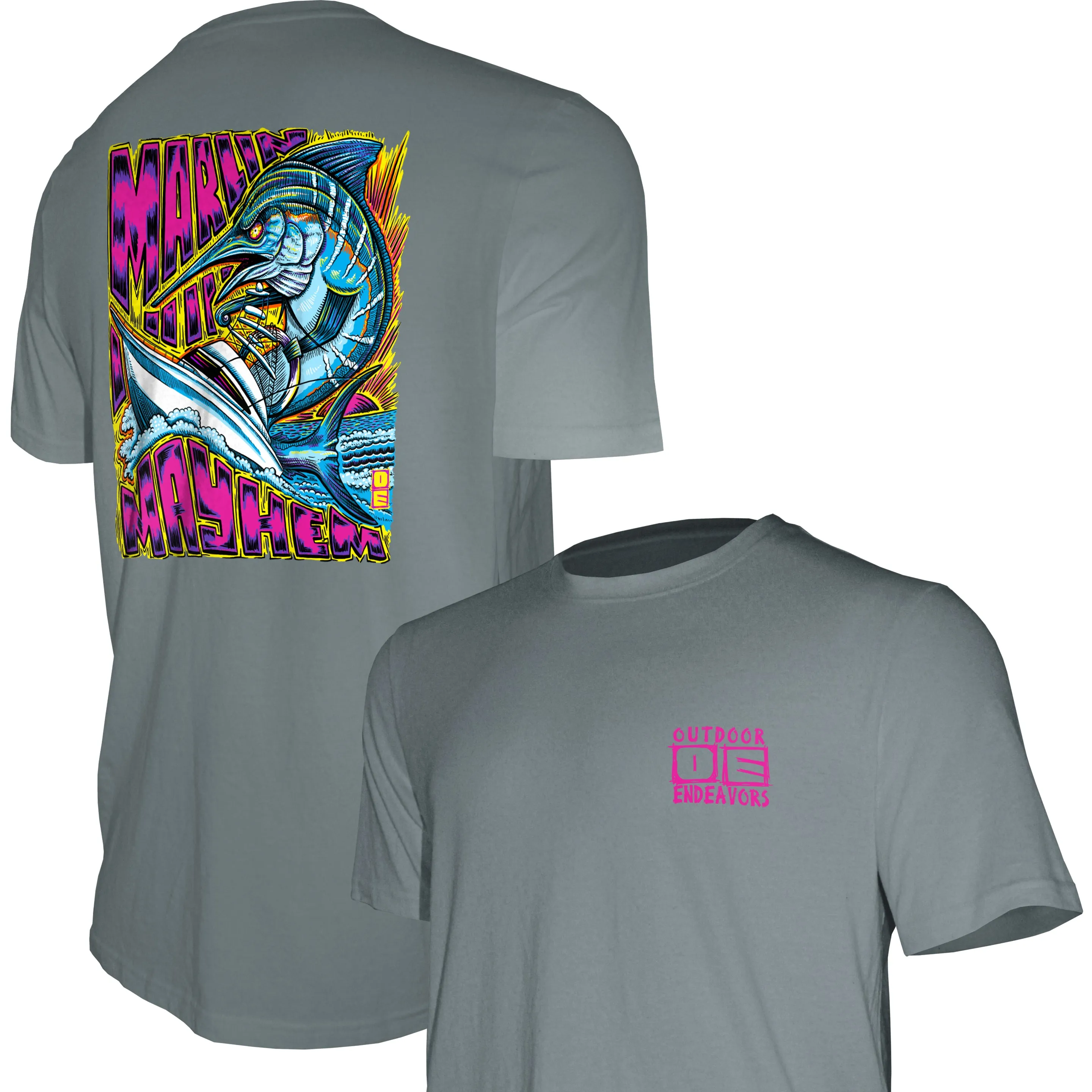 Outdoor Endeavors Attitude-Graphic Tee - Marlin Mayhem